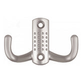Double Robe Hook - Satin WP04