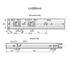 Drawer Runners Auto-Lock 250mm - H45 (Right and Left Side)