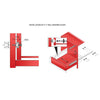 Drawer runners ball bearing 438mm - H17 (right and left side)