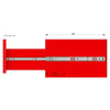 Drawer runners ball bearing 450mm - H27 (right and left side)