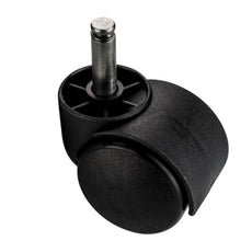 Furniture plastic swivel wheel with mounting pin 10mm - Ø50mm