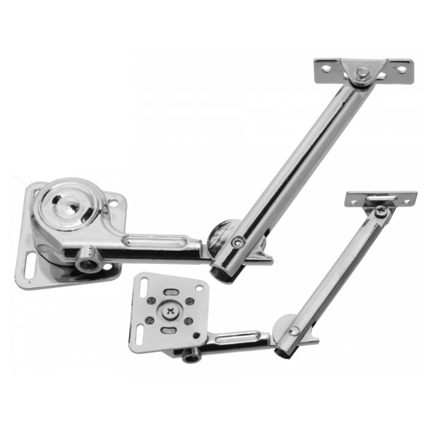 Hydraulic Door Supporter PH01 (left + right), Chrome NTP