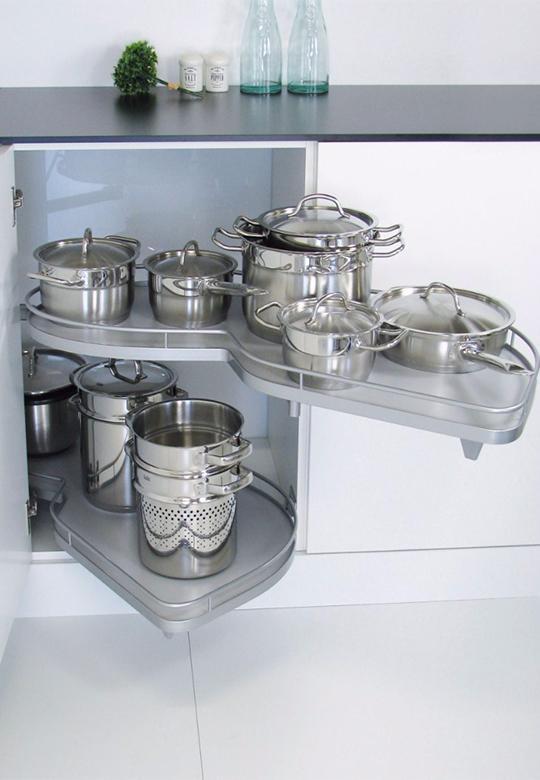 Le Mans I Arena Classic Silver 450 Right Grey Corner Unit