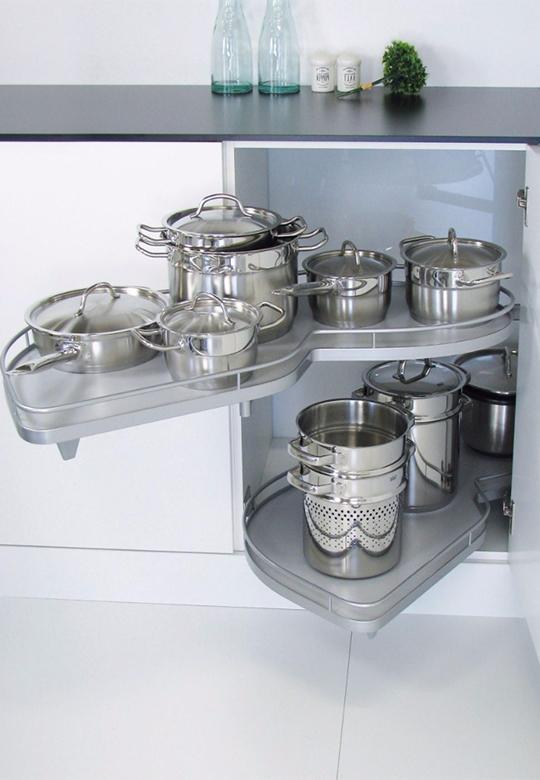 Le Mans I Arena Classic Silver 600 Left Grey Corner Unit