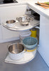 Le Mans II Arena Classic Silver 450 Right White Corner Unit