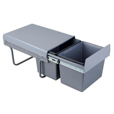 Pull-Out Kitchen Waste Bin - 2x15L - 400mm Cabinet