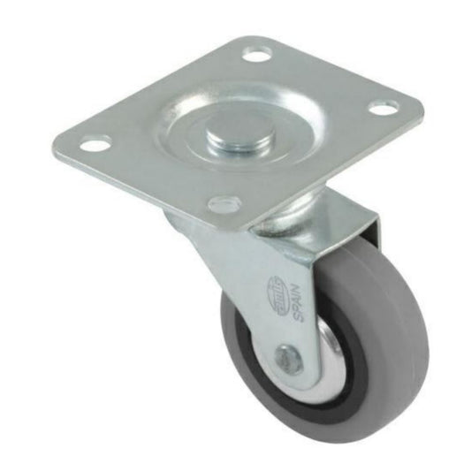 Rubber castor wheel Ø50mm Furniture wheels AMIG