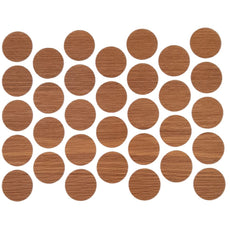 Screw Cover Caps Self-Adhesive - Antique Pine 18mm