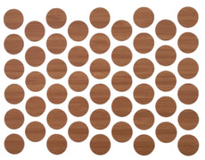 Screw Cover Caps Self-Adhesive - Bamboo 14mm