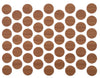 Screw Cover Caps Self-Adhesive - Bamboo 14mm
