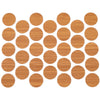 Screw Cover Caps Self-Adhesive - Bamboo 18mm