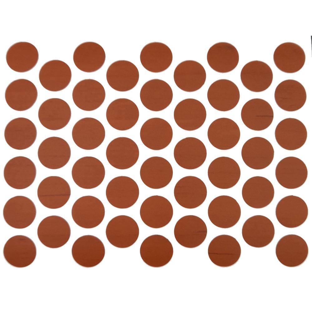 Screw Cover Caps Self-Adhesive - Birch 14mm