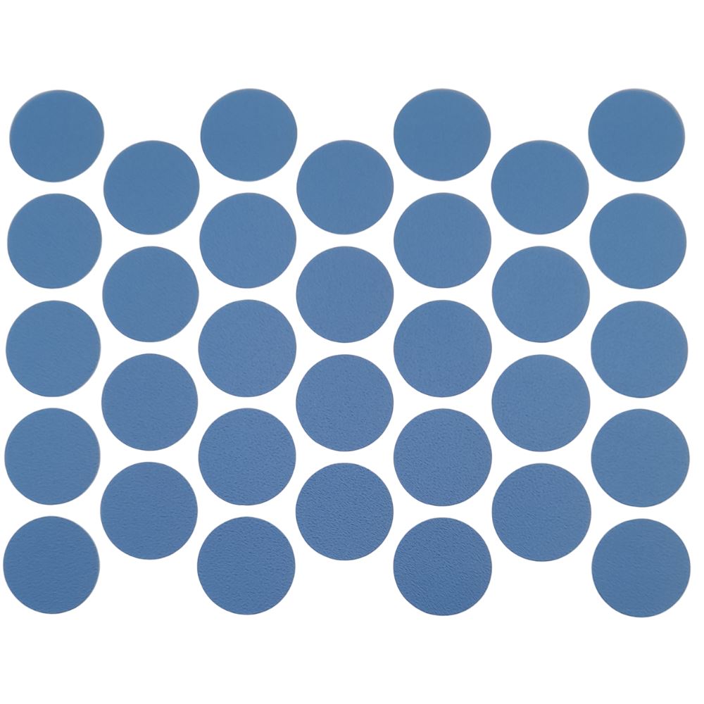 Screw cover caps Self-Adhesive - Blue 18mm Furnica