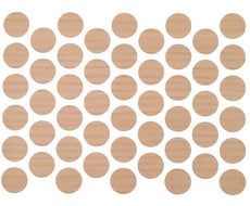 Screw Cover Caps Self-Adhesive - Corrugated Oak 14mm