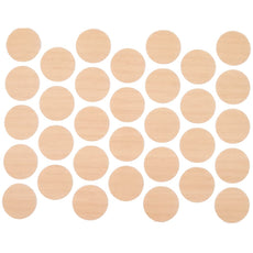 Screw Cover Caps Self-Adhesive - Corrugated Oak 18mm