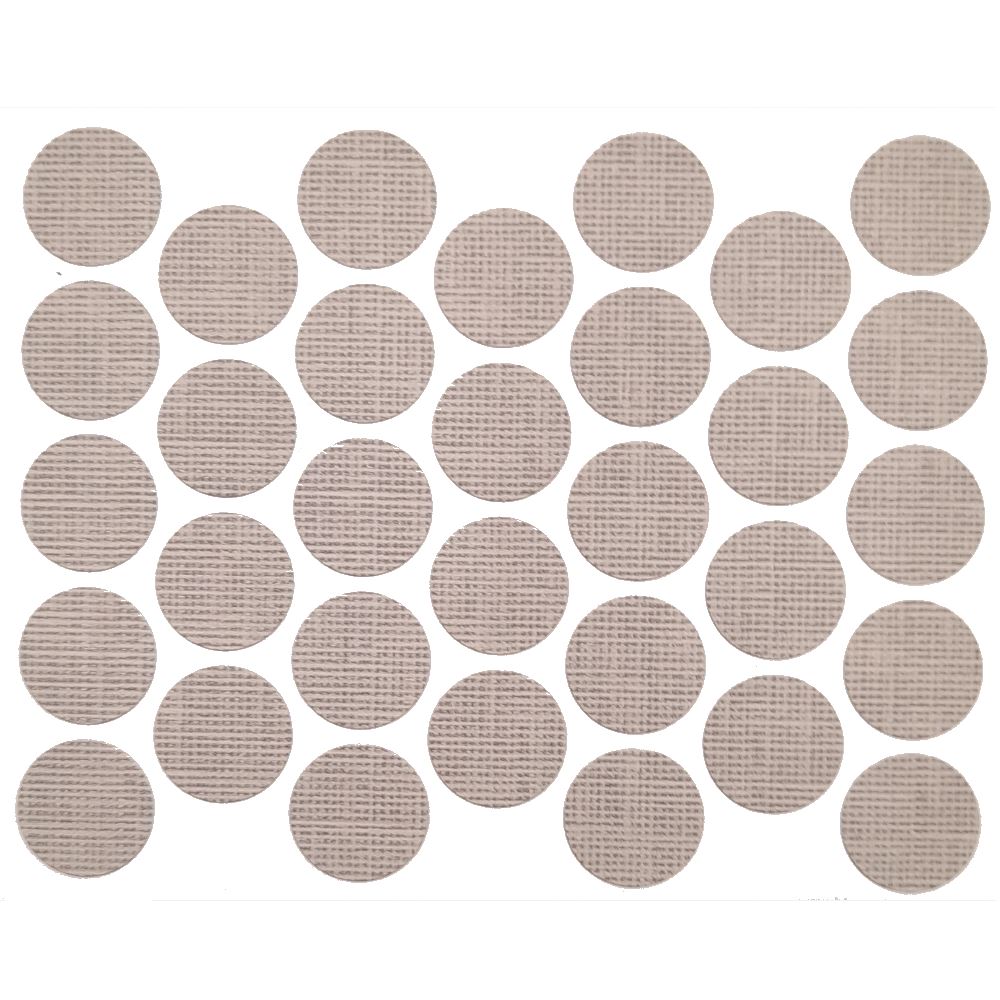 Screw cover caps Self-Adhesive - Cotton Vision 18mm Furnica