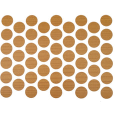 Screw Cover Caps Self-Adhesive - Dark Pine 14mm