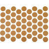 Screw Cover Caps Self-Adhesive - Dark Pine 14mm