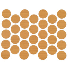 Screw Cover Caps Self-Adhesive - Dark Pine 18mm
