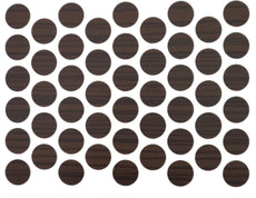 Screw cover caps Self-Adhesive - Dark Zebrano 14mm
