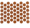 Screw cover caps Self-Adhesive - Italian Walnut 14mm
