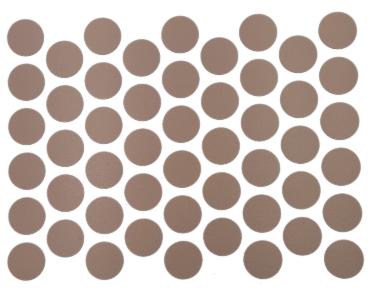 Screw cover caps Self-Adhesive - Latte 14mm Furnica