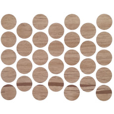 Screw cover caps Self-Adhesive - Light Antique 18mm