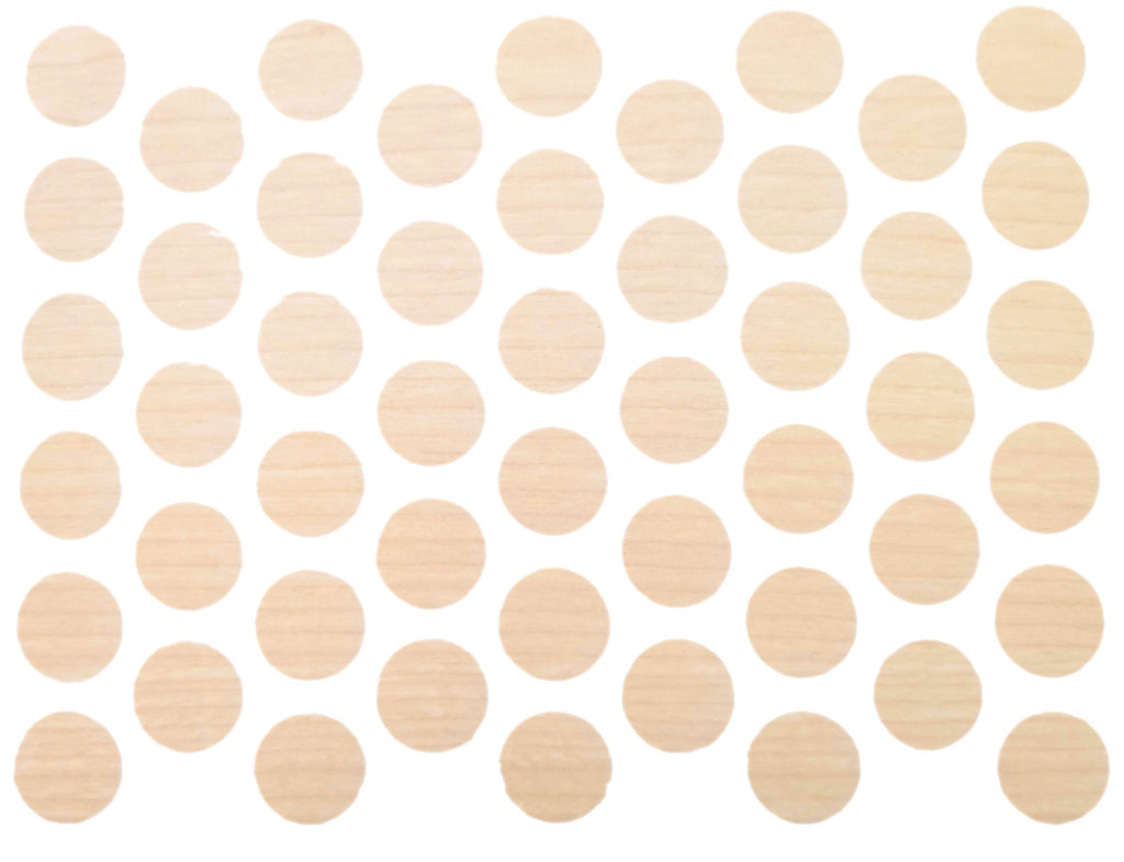 Screw cover caps Self-Adhesive - Light Maple 14mm