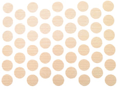 Screw cover caps Self-Adhesive - Light Maple 14mm