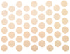 Screw cover caps Self-Adhesive - Light Maple 14mm