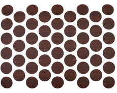 Screw cover caps Self-Adhesive - Mahogany 14mm