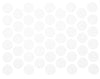 Screw cover caps Self-Adhesive - Matt White 14mm