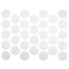 Screw cover caps Self-Adhesive - Matt White 18mm