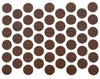 Screw cover caps Self-Adhesive - Milas Walnut 14mm