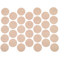 Screw cover caps Self-Adhesive - Milk Oak 18mm