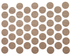 Screw cover caps Self-Adhesive - Natural Oak 14mm