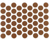 Screw cover caps Self-Adhesive - Natural Walnut 14mm