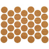 Screw cover caps Self-Adhesive - Oak 18mm
