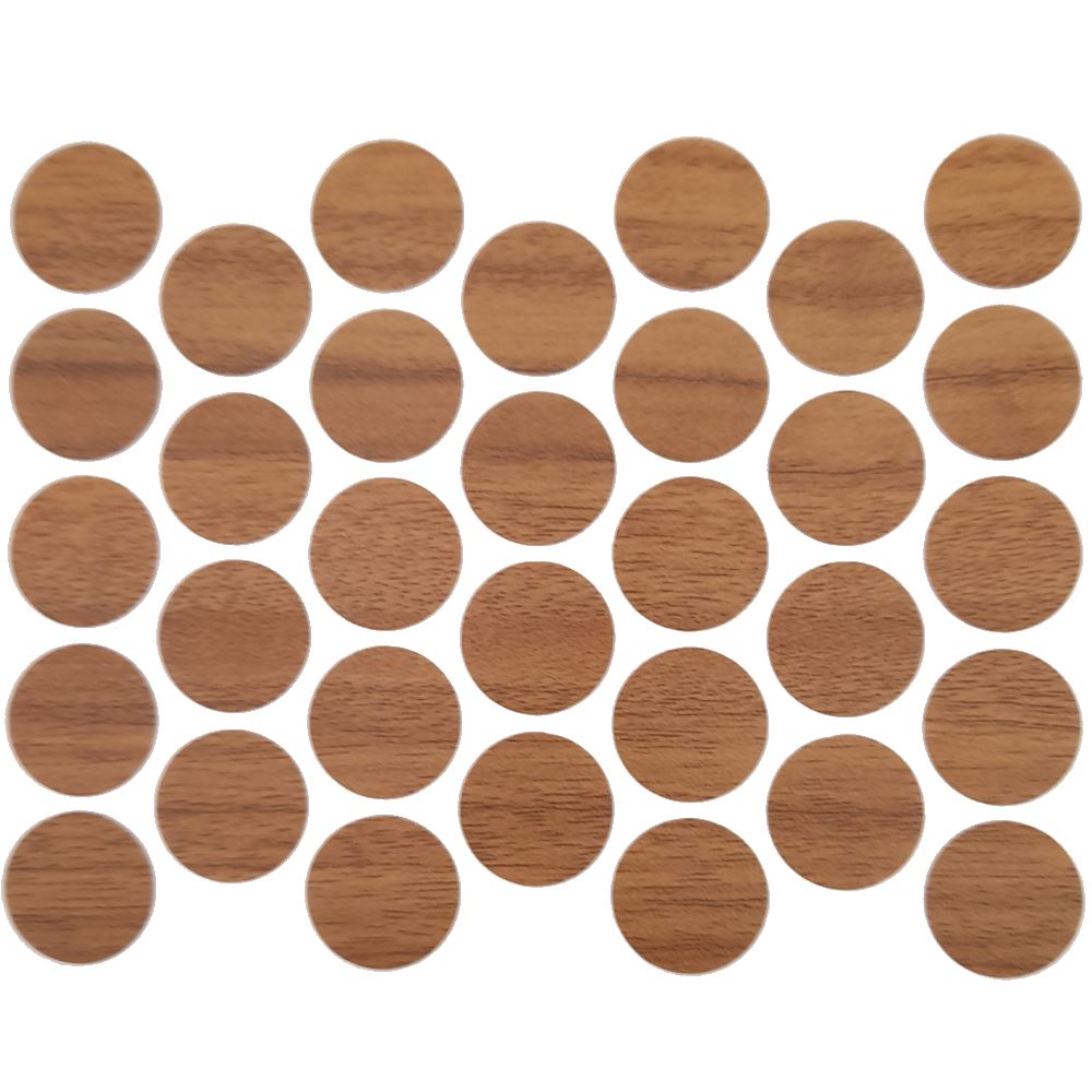 Screw cover caps Self-Adhesive - Oak Amalfi 18mm Furnica