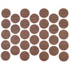 Screw Cover Caps Self-Adhesive -  Oak Chamonix  18mm