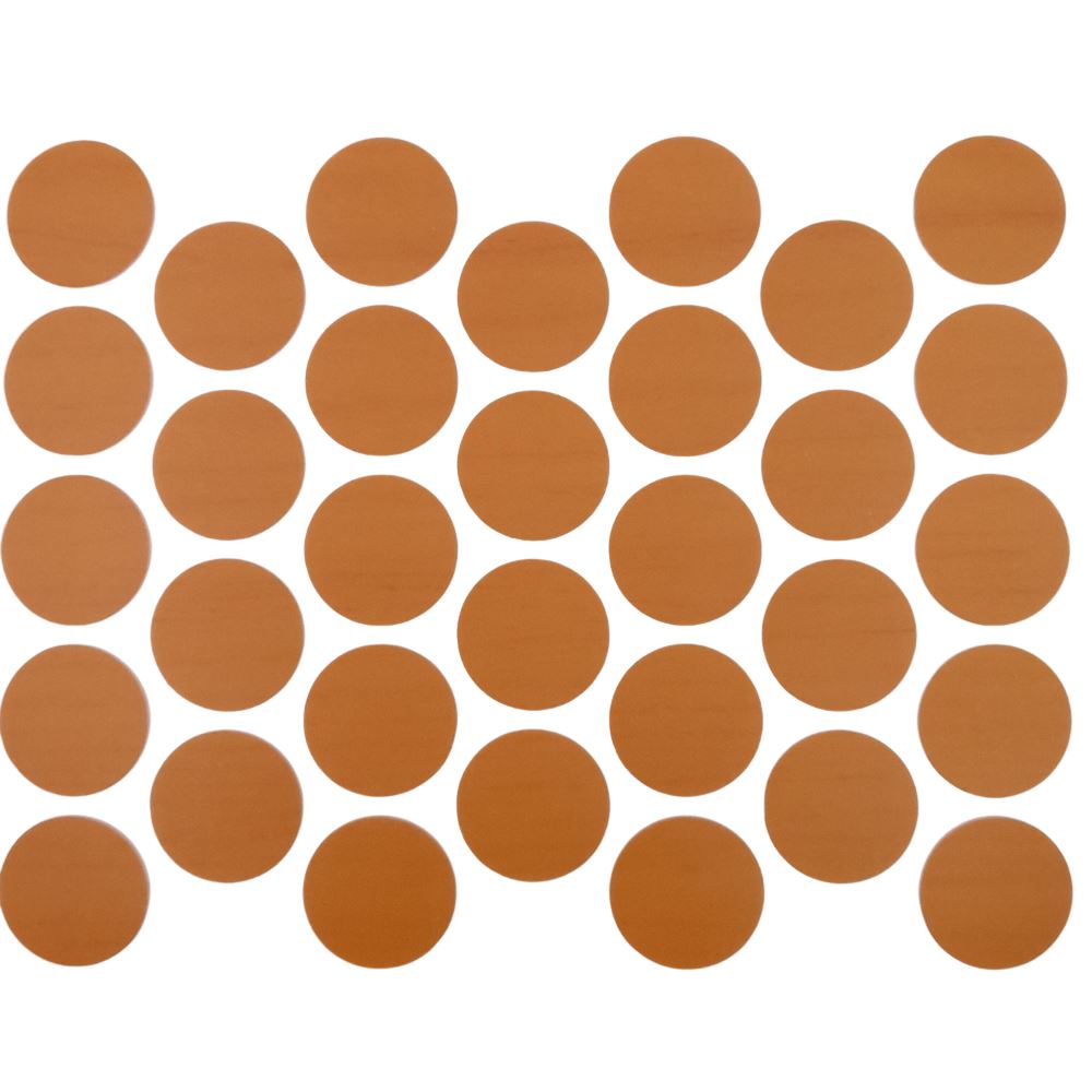 Screw cover caps Self-Adhesive - Pear 18mm