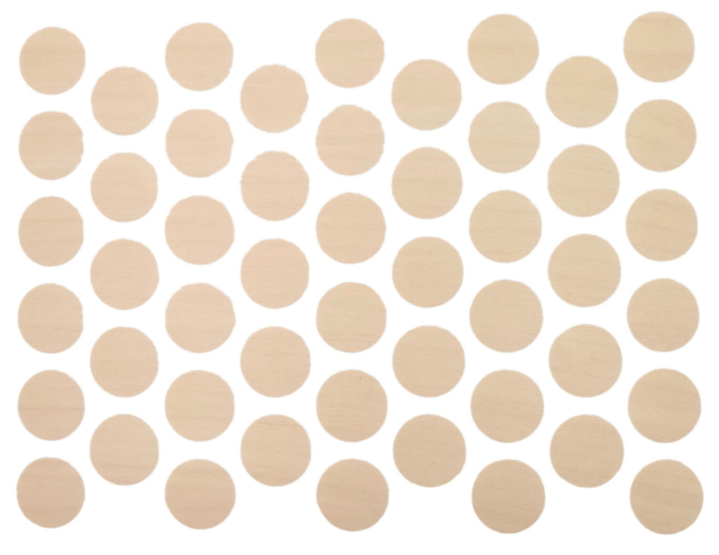 Screw cover caps Self-Adhesive - Soft Maple 14mm