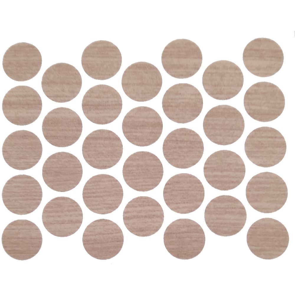 Screw cover caps Self-Adhesive - Spruce 18mm