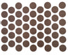 Screw cover caps Self-Adhesive - Venezia Walnut 14mm