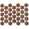 Screw cover caps Self-Adhesive - Venezia Walnut 18mm