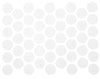 Screw cover caps Self-Adhesive - White 14mm