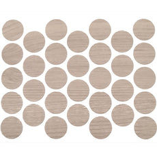 Screw cover caps Self-Adhesive - White Pine 18mm