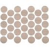 Screw cover caps Self-Adhesive - White Pine 18mm