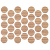 Screw cover caps Self-Adhesive - Zebrano 18mm