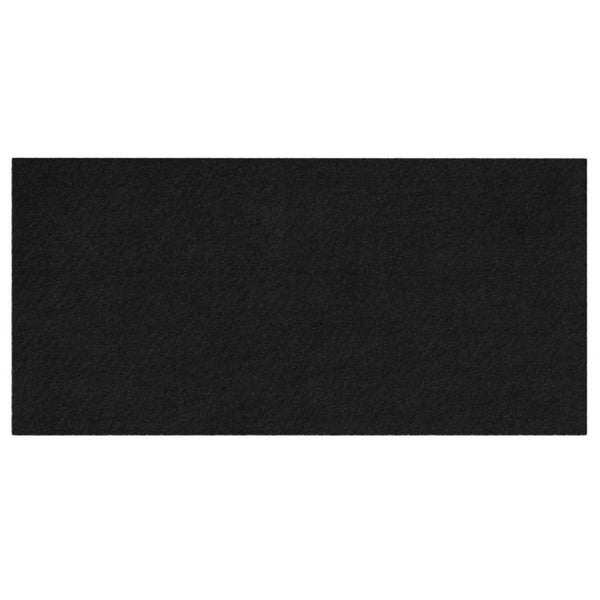 Self Adhesive Felt Pad 120x240mm Black Furnica